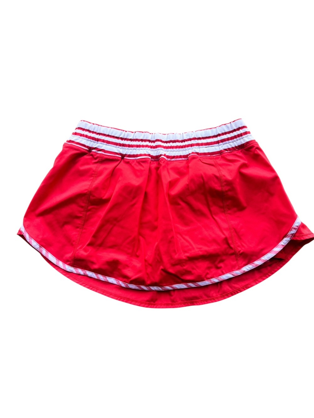 lululemon athletica Track Attack Athletic Skort with Striped Waistband, Size 8